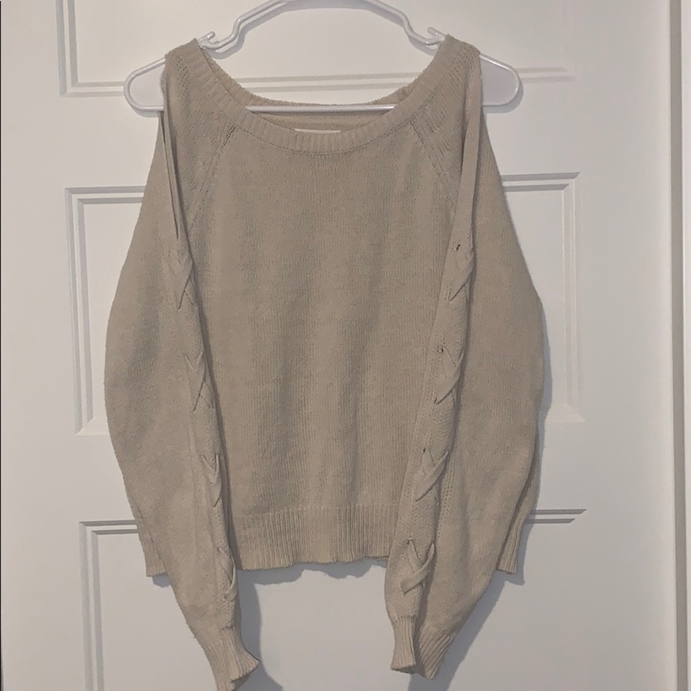 Aeropostale Cold Shoulder Sweater